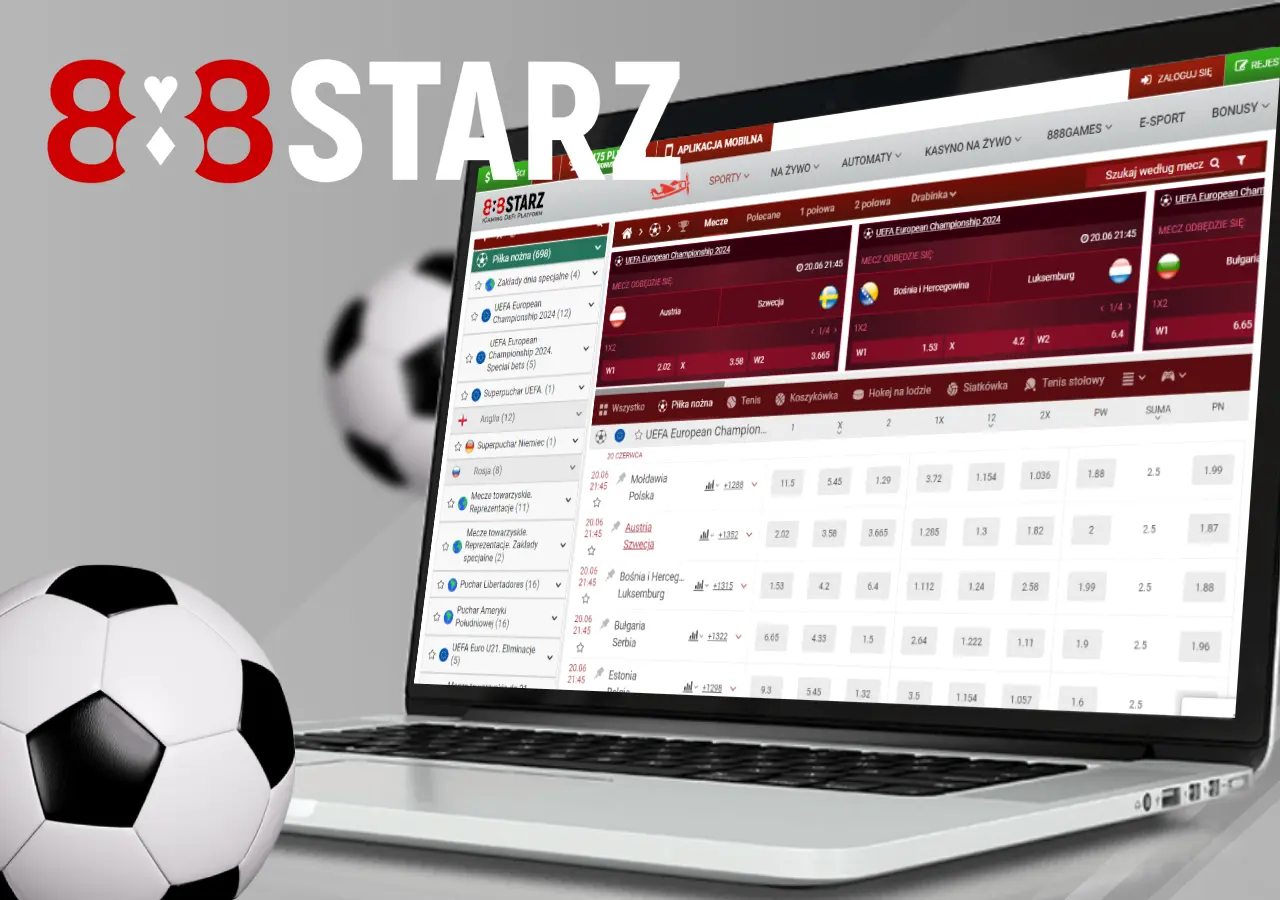 Przegląd zakładów na piłkę nożną w 888starz