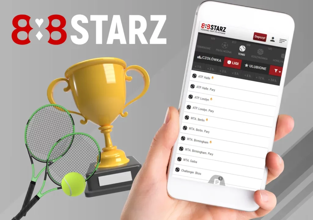 Wybór turniejów i lig dla zakładów na tenisa w 888starz