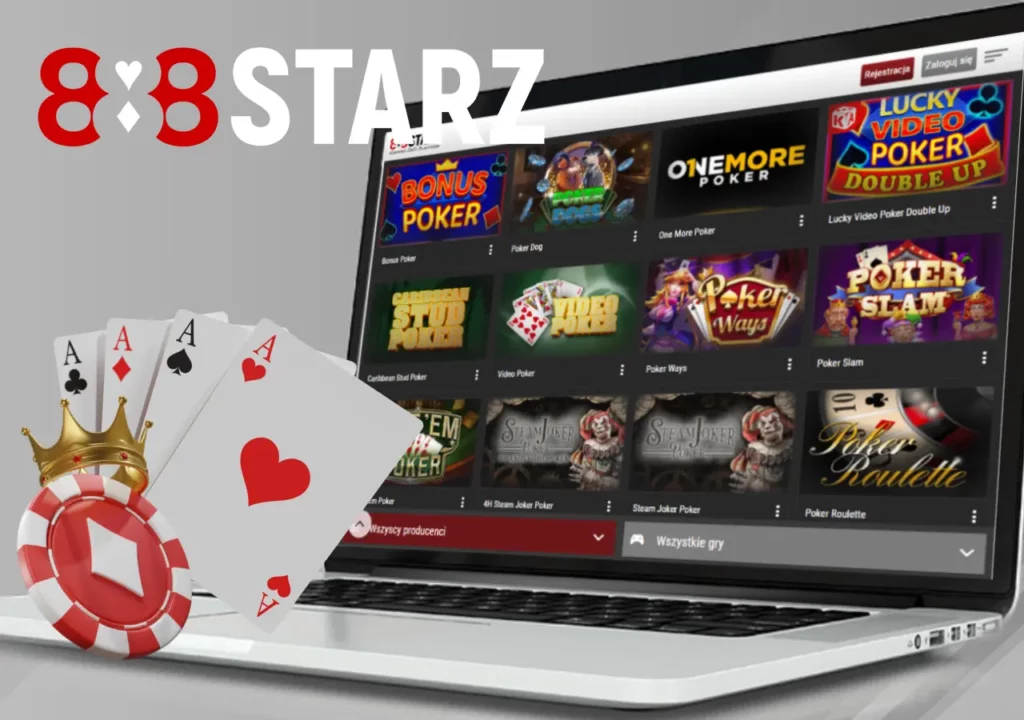 Sekcja gier kasynowych na 888starz: Poker