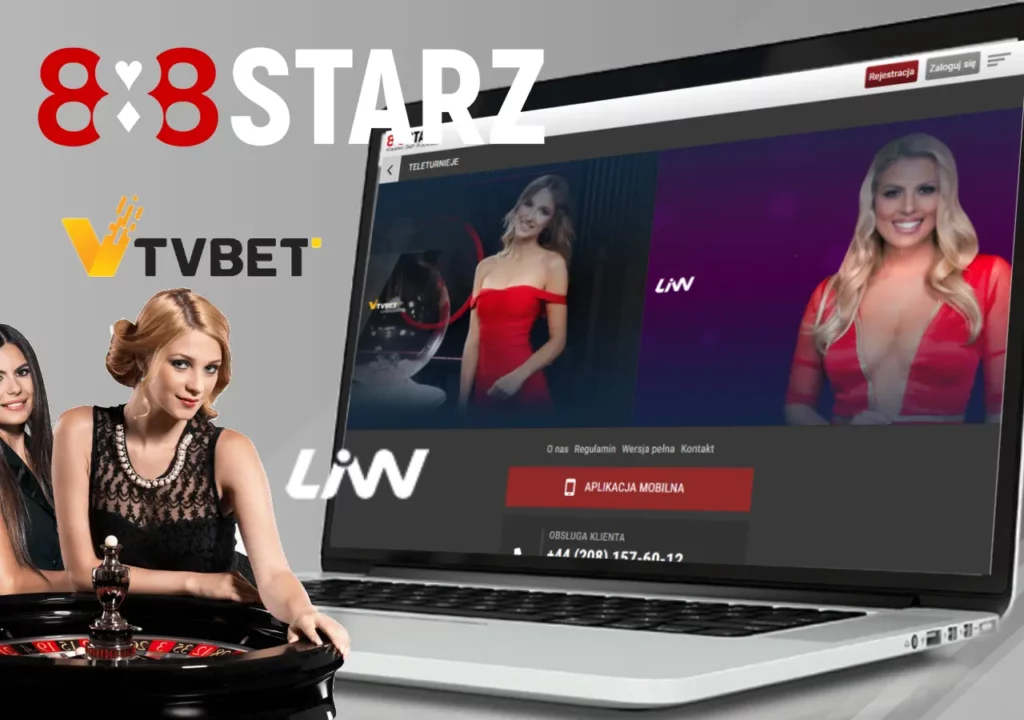 Sekcja gier kasynowych na 888starz: Teleturnieje TVBet