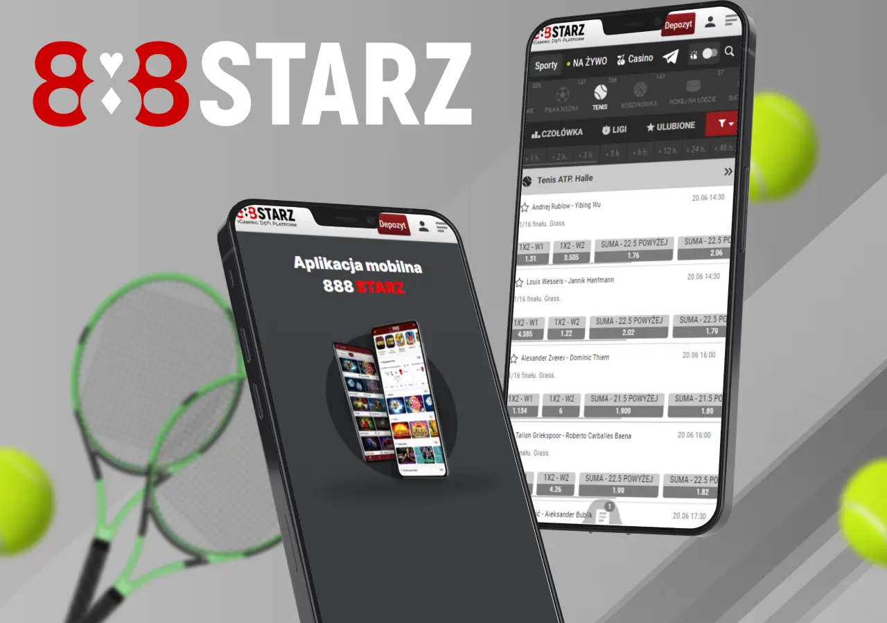 Aplikacja do obstawiania tenisa 888starz